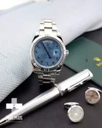 ساعت مچی زنانه رولکس مدل دی دیت عرب ادیشن نقره ای