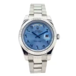 ساعت مچی زنانه رولکس مدل دی دیت عرب ادیشن نقره ای