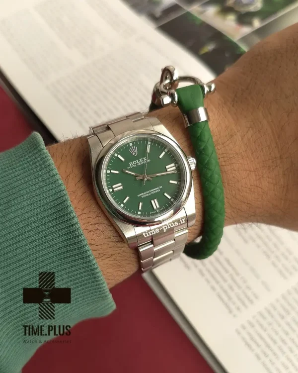 ساعت مچی مردانه رولکس مدل اویستر پروپچوال سبز