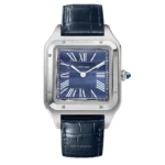 ساعت مچی مردانه کارتیه مدل سانتوز دومونت سرمه ای