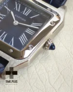 ساعت مچی مردانه کارتیه مدل سانتوز دومونت سرمه ای