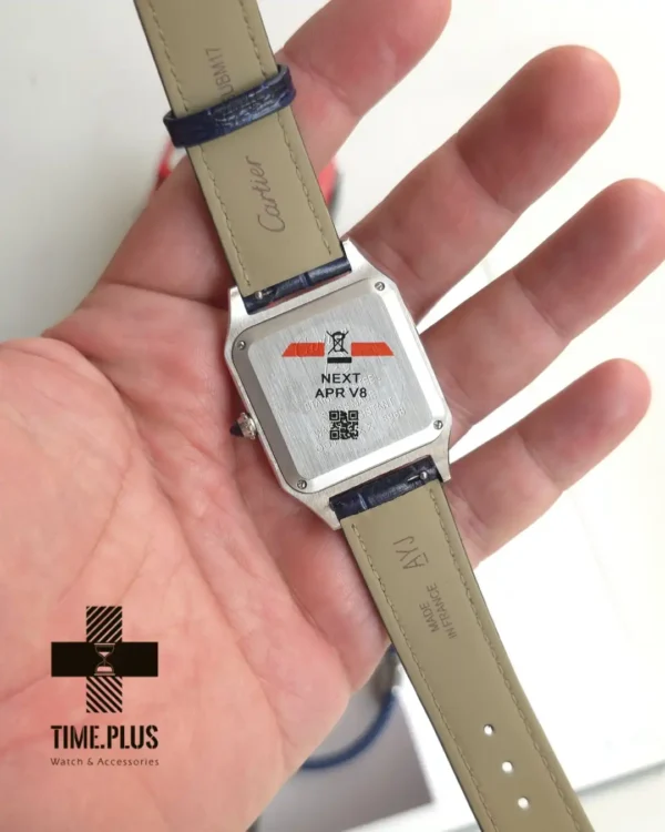 ساعت مچی مردانه کارتیه مدل سانتوز دومونت سرمه ای