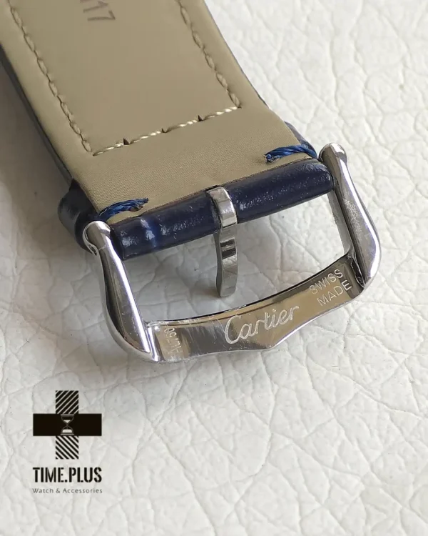 ساعت مچی مردانه کارتیه مدل سانتوز دومونت سرمه ای