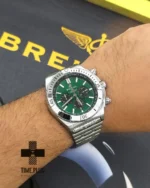 ساعت مچی مردانه برایتلینگ مدل کرنومات سبز