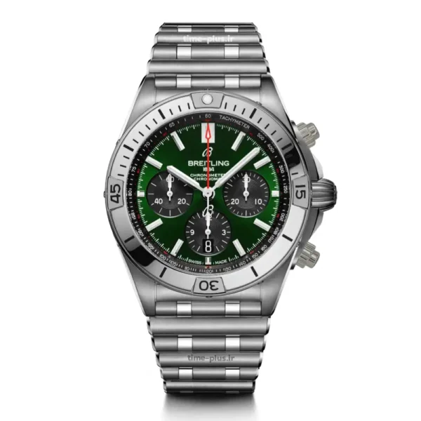 ساعت مچی مردانه برایتلینگ مدل کرنومات سبز