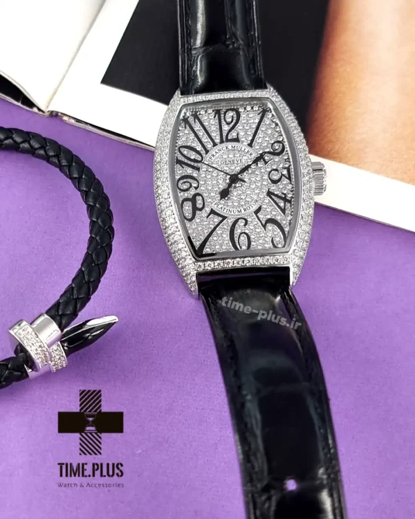 ساعت مچی زنانه فرانک مولر نقره ای