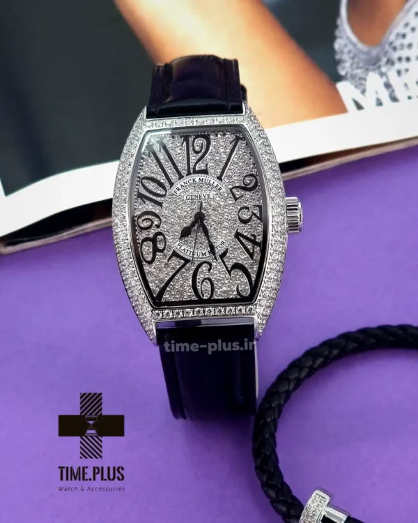 ساعت مچی زنانه فرانک مولر نقره ای