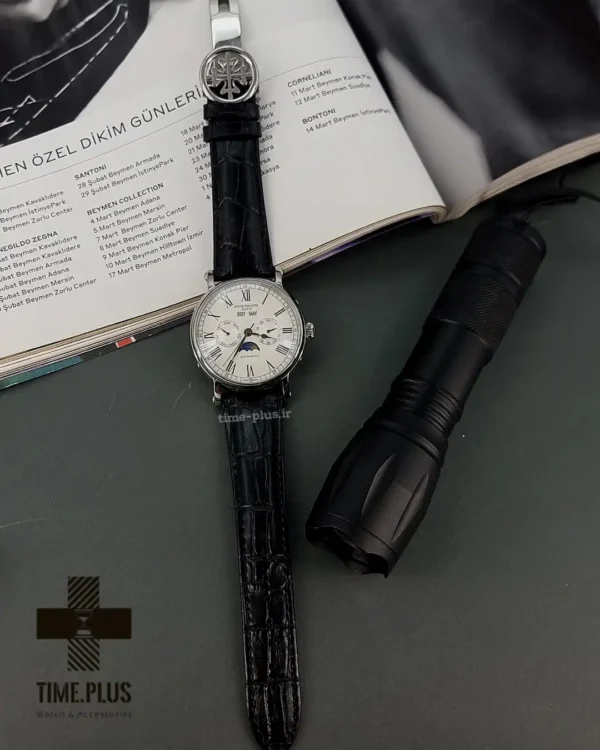 ساعت مچی مردانه پتک فیلیپ سفید