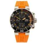 ساعت مچی مردانه اوریس مدل AQUIS DEPTH GAUGE CHRONOGRAPH مشکی