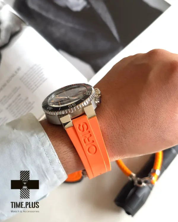 ساعت مچی مردانه اوریس مدل AQUIS DEPTH GAUGE CHRONOGRAPH مشکی