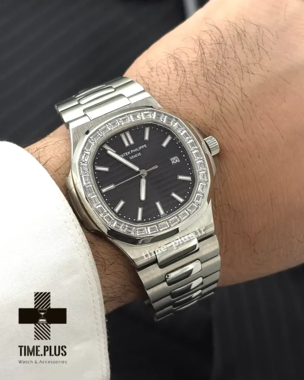 ساعت مچی مردانه پتک فیلیپ مدل ناتالیوس تیفانی مشکی
