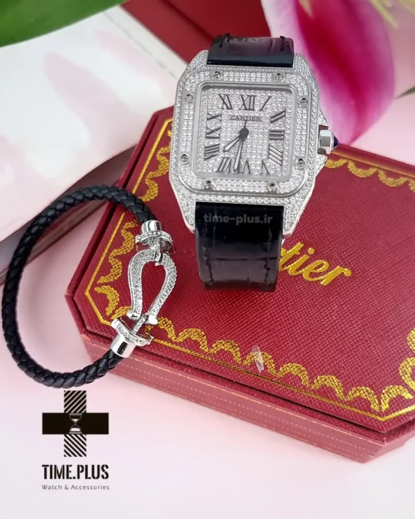 ساعت مچی زنانه کارتیه مشکی