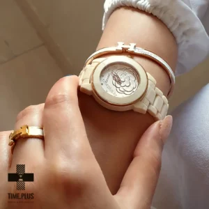 ساعت مچی زنانه شنل سفید