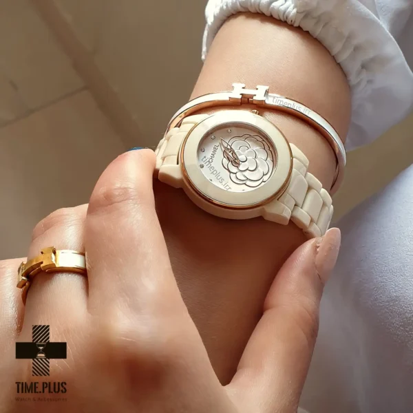 ساعت مچی زنانه شنل سفید