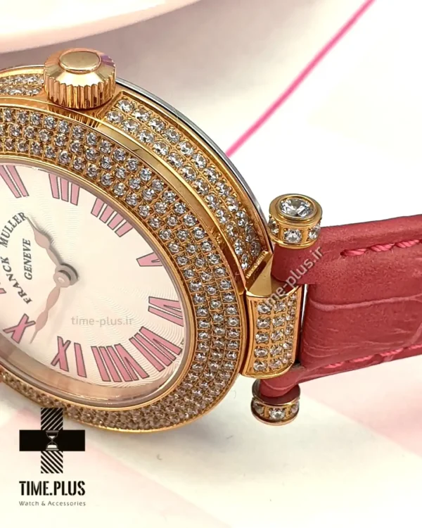 ساعت مچی زنانه فرانک مولر صورتی