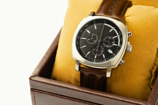 ساعت مردانه چرمی کلاسیک