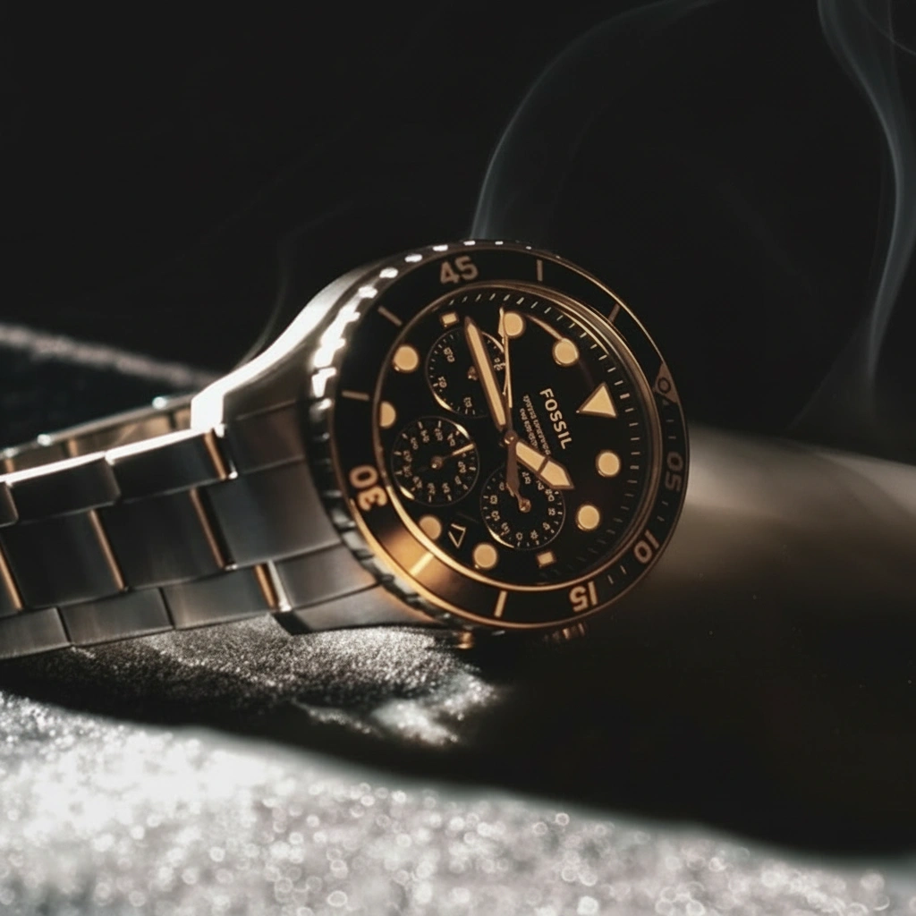 ساعت مشکی فلزی لاکچری