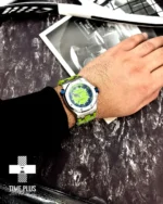 ساعت مچی مردانه مدل رویال اوک آف شو سبز فسفری