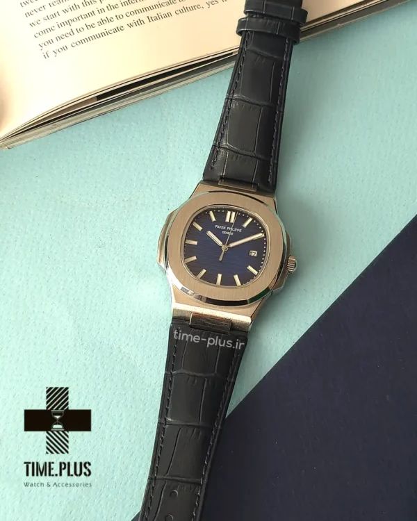 ساعت مچی مردانه ادمار پیگه مدل ناتالیوس چرمی سرمه ای