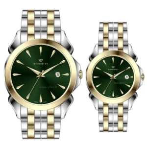 ساعت مچی ست زنانه و مردانه ویمبرلی مدل زنانه: WB-CS229L-T, مدل: WB-CS229, مردانه: WB-CS229G-T سبز