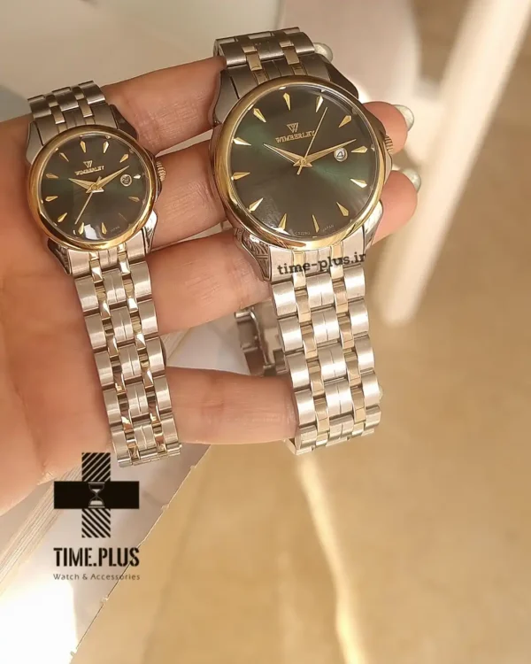 ساعت مچی ست زنانه و مردانه ویمبرلی مدل زنانه: WB-CS229L-T, مدل: WB-CS229, مردانه: WB-CS229G-T سبز