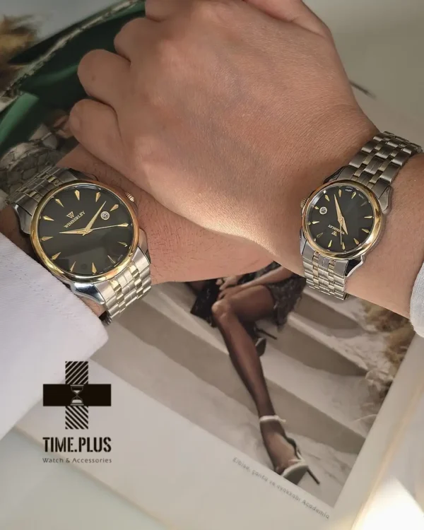 ساعت مچی ست زنانه و مردانه ویمبرلی مدل زنانه: WB-CS229L-T, مدل: WB-CS229, مردانه: WB-CS229G-T سبز