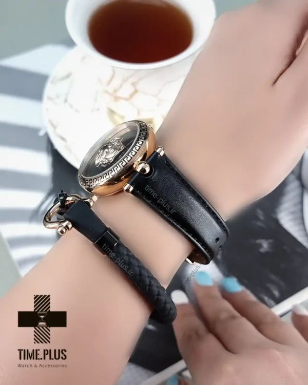 ساعت مچی زنانه امگا مدل پالازو رزگلد